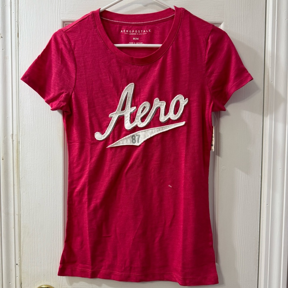 $20/2 NWT Aeropostale short sleeves, Pink, Medium